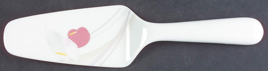 Anthurium Solid Ceramic Pie/Cake Server by Mikasa-1