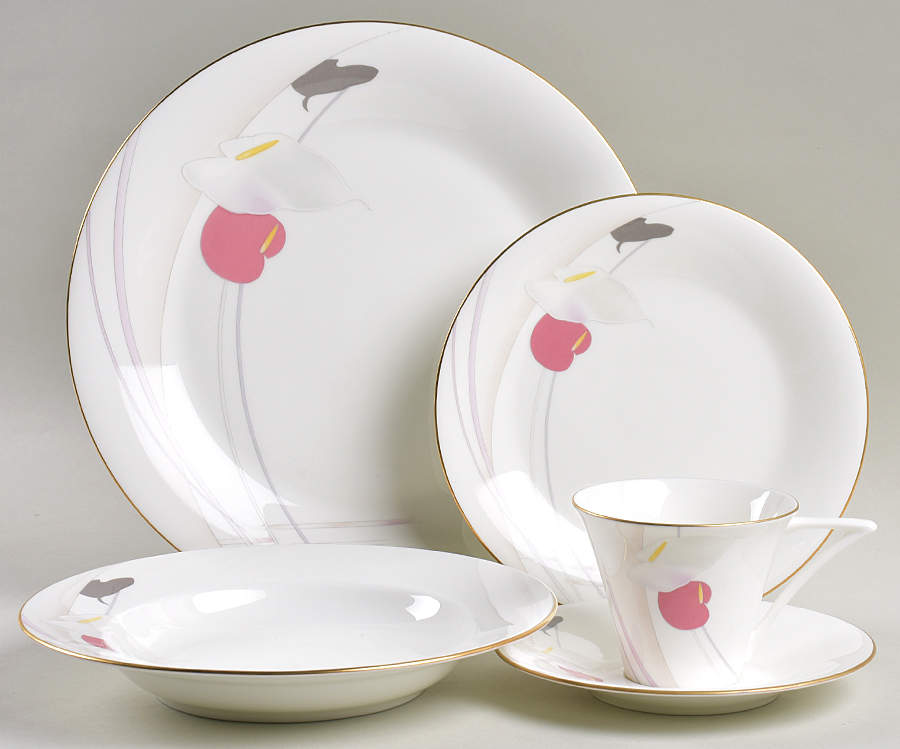 Anthurium 5 Piece Place Setting by Mikasa-1