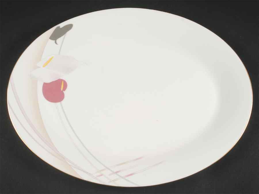 Anthurium 14" Oval Serving Platter by Mikasa-1