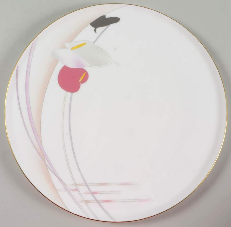 Anthurium Cake Plate by Mikasa-1
