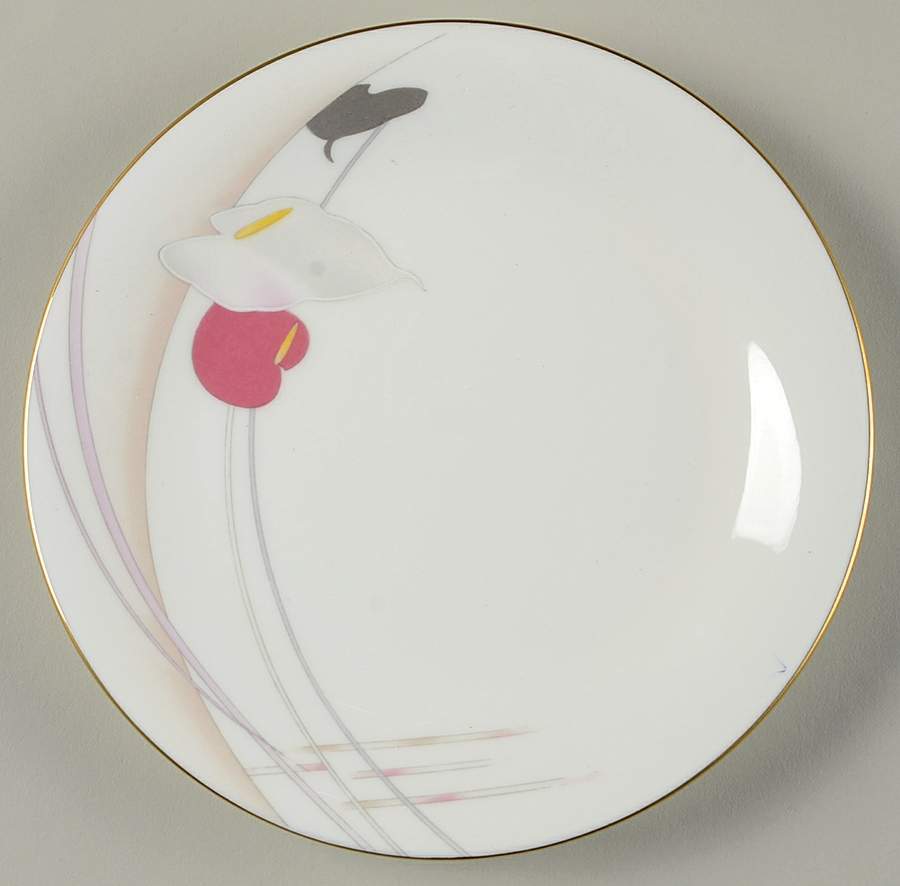 Anthurium Bread & Butter Plate by Mikasa-1