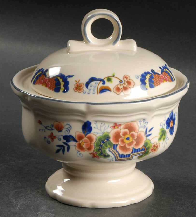 Antiquities Sugar Bowl & Lid by Mikasa-1
