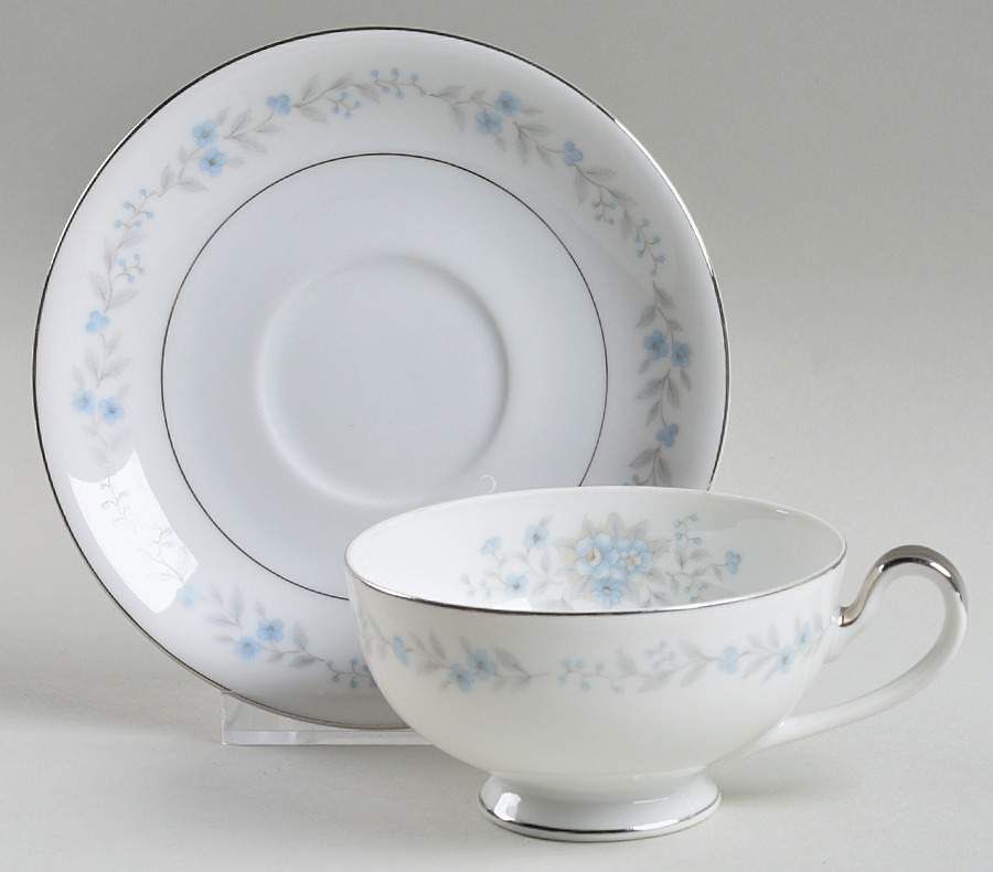 Antoria Footed Cup & Saucer Set by Mikasa-1