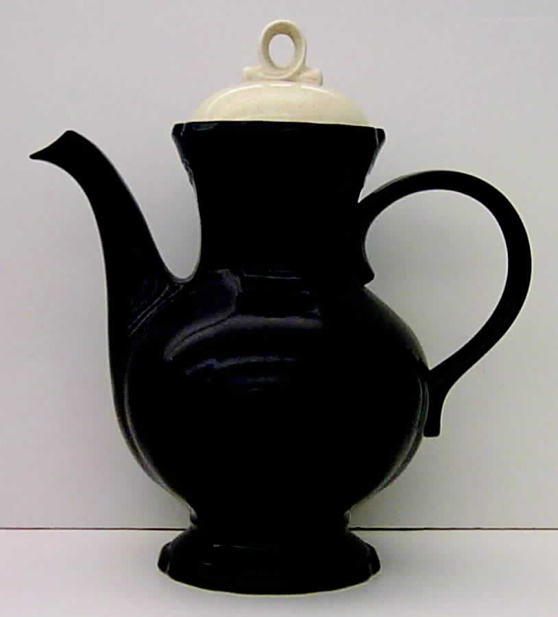 Antique White Coffee Pot & Lid by Mikasa-1