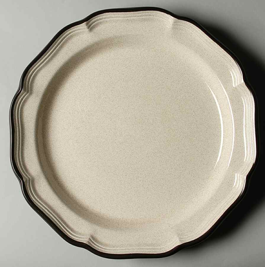 Antique White 12" Chop Plate (Round Platter) by Mikasa-1