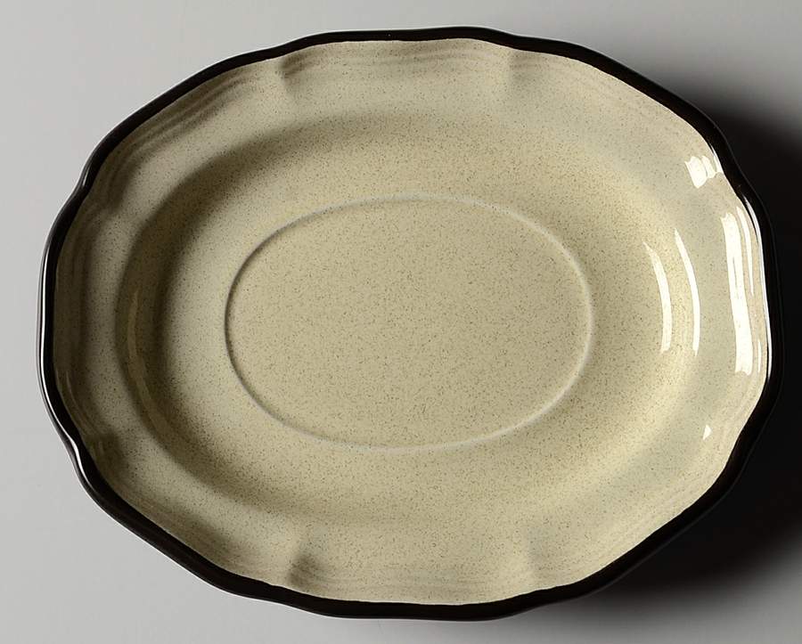 Antique White Underplate for Gravy Boat by Mikasa-1
