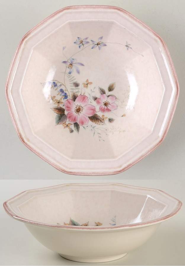 April Glory Rim Fruit/Dessert (Sauce) Bowl by Mikasa-1