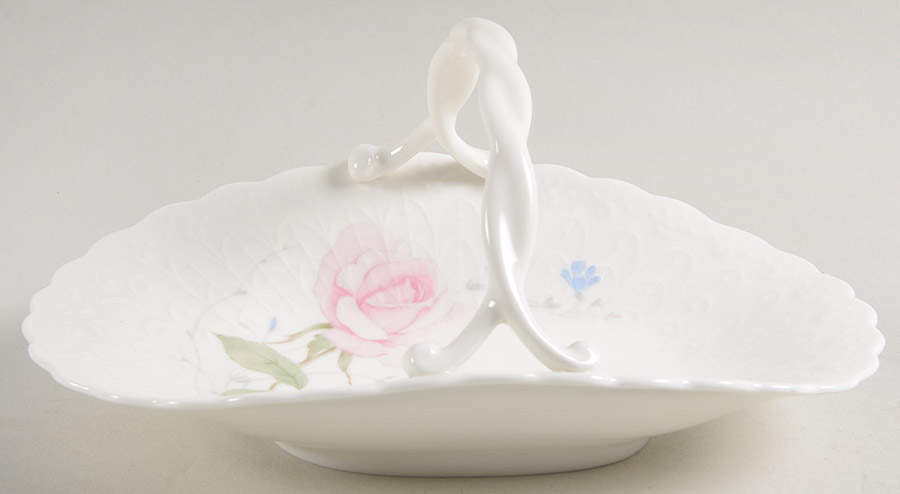 April Rose 7" Oval Basket by Mikasa-1