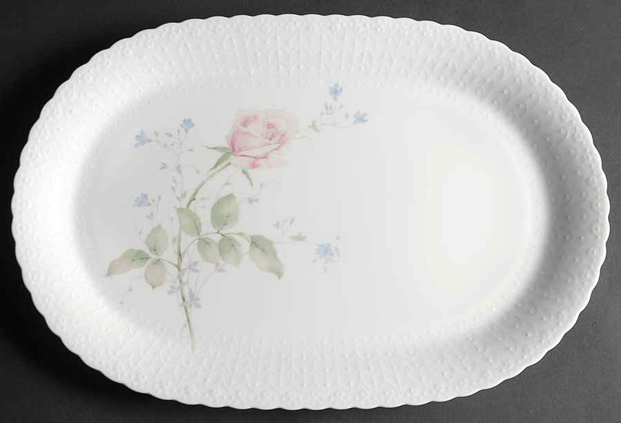 April Rose 16" Oval Serving Platter by Mikasa-1
