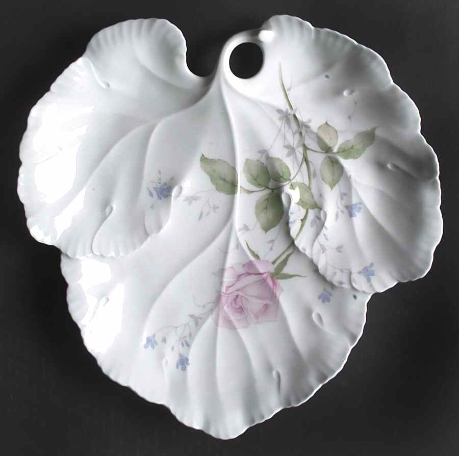 April Rose 11" Leaf Dish by Mikasa-1