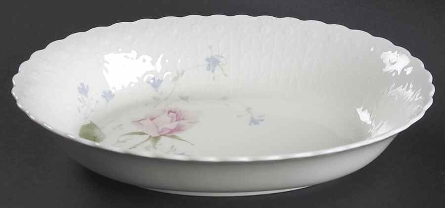 April Rose 10" Oval Vegetable Bowl by Mikasa-1
