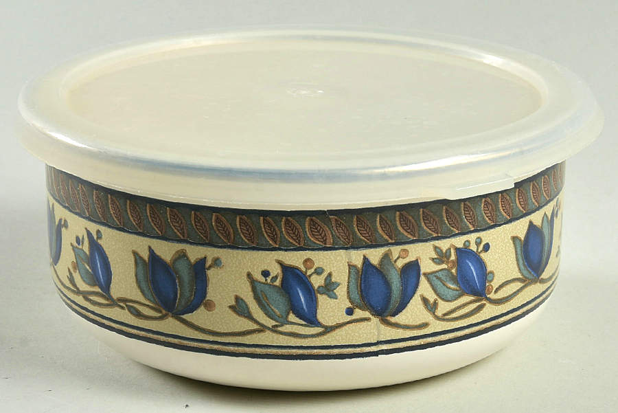 Arabella 6 5/8" Metal Bowl W/Plastic Lid by Mikasa-1