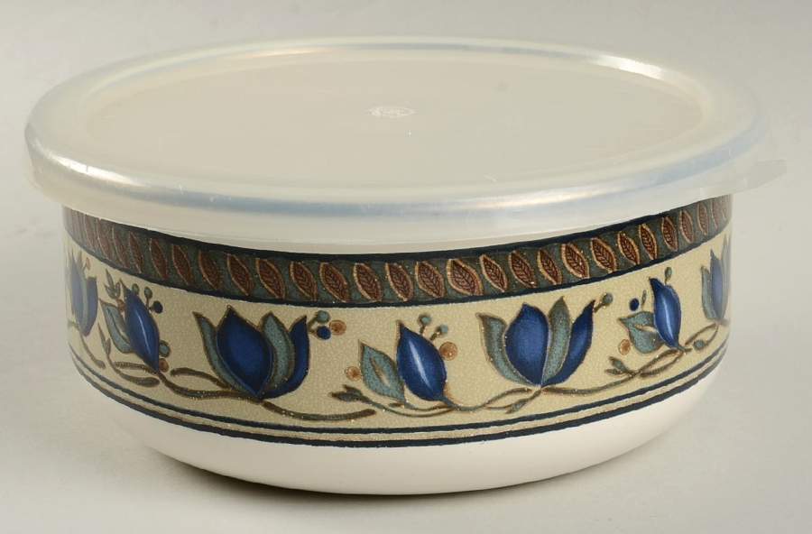 Arabella Bowl-Metal 5 7/8"  with Plastic Lid by Mikasa-1