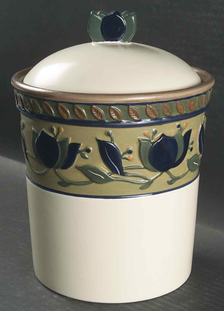 Arabella Cookie Jar & Lid by Mikasa-1