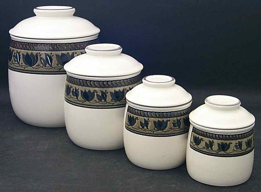 Arabella (4 Piece) Canister Set (Box Set) by Mikasa-1