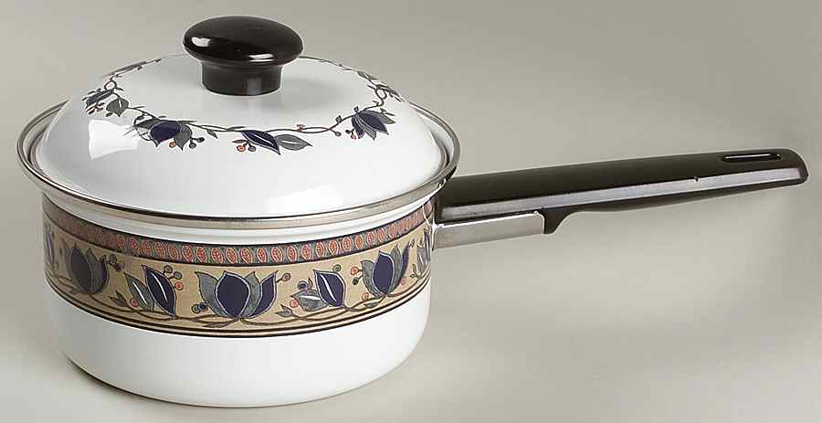 Arabella 1.0 Quart Metal Covered Saucepan by Mikasa-1