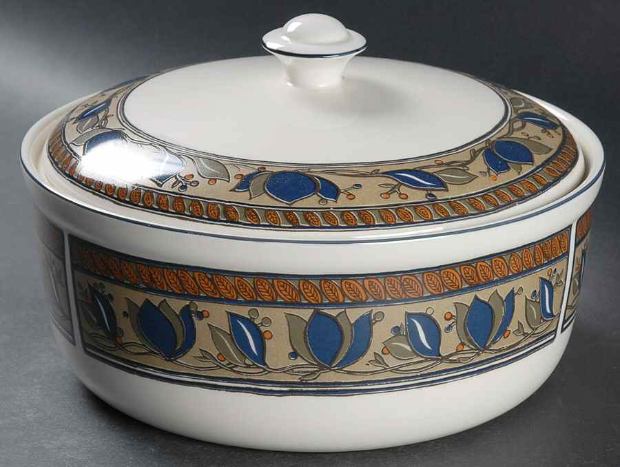 Arabella 2.5 Qt Round Covered Casserole by Mikasa-1