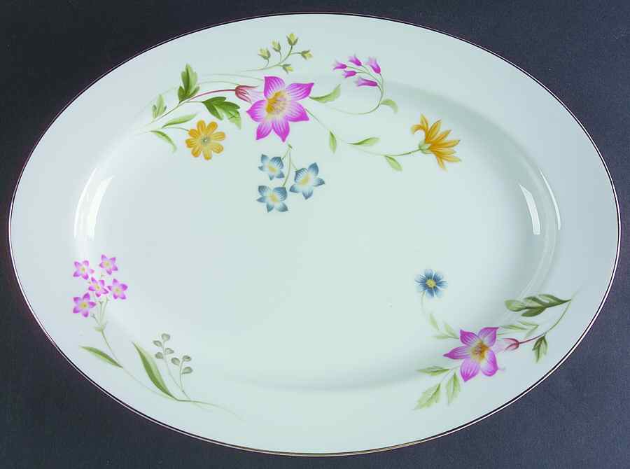 Ardmore 14" Oval Serving Platter by Mikasa-1