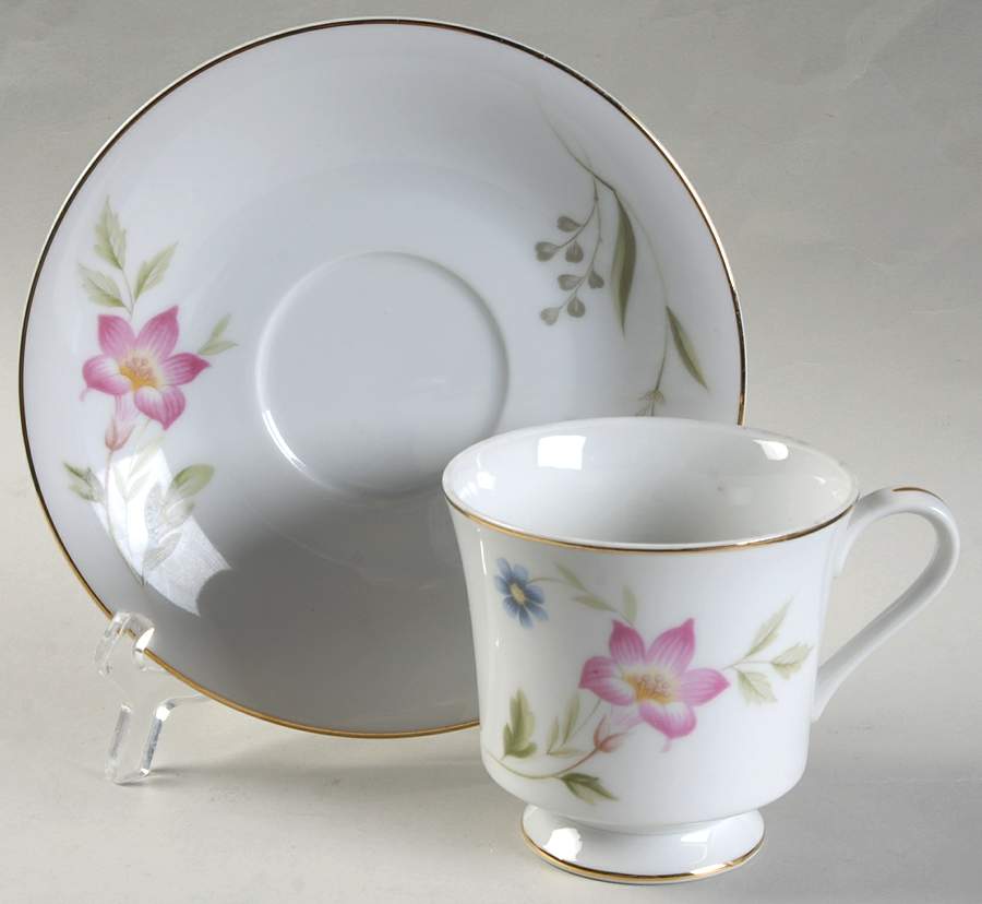 Ardmore Footed Cup & Saucer Set by Mikasa-1