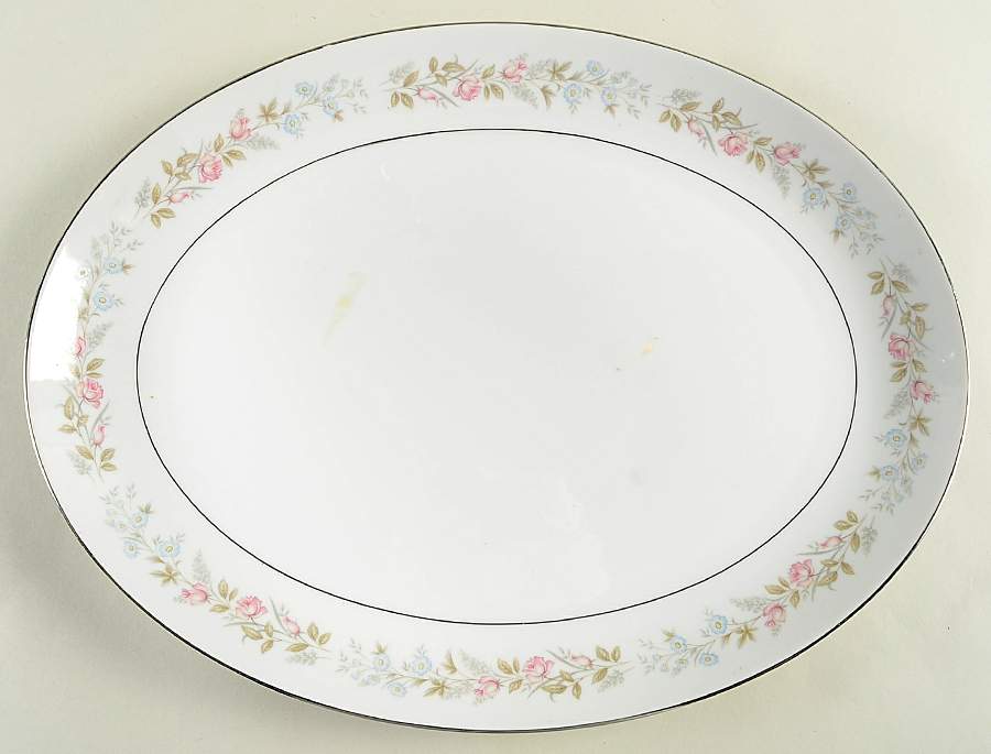 Ardsley 16" Oval Serving Platter by Mikasa-1