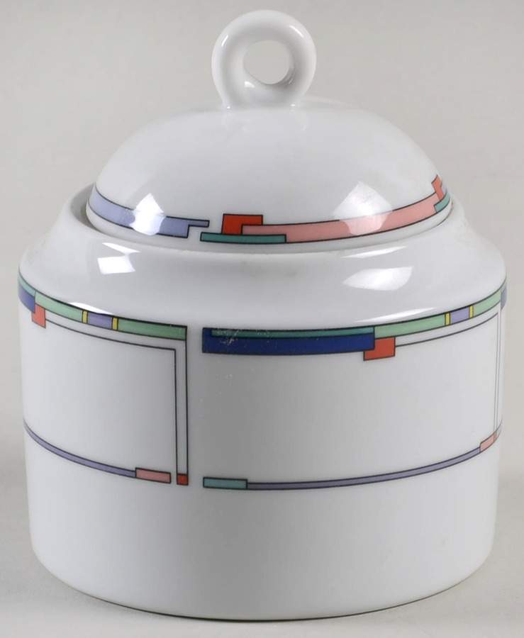Arista Sugar Bowl & Lid by Mikasa-1