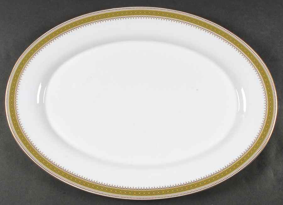 Ascot 16" Oval Serving Platter by Mikasa-1