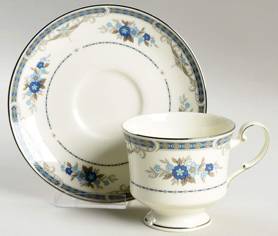 Ashley Footed Cup & Saucer Set by Mikasa-1