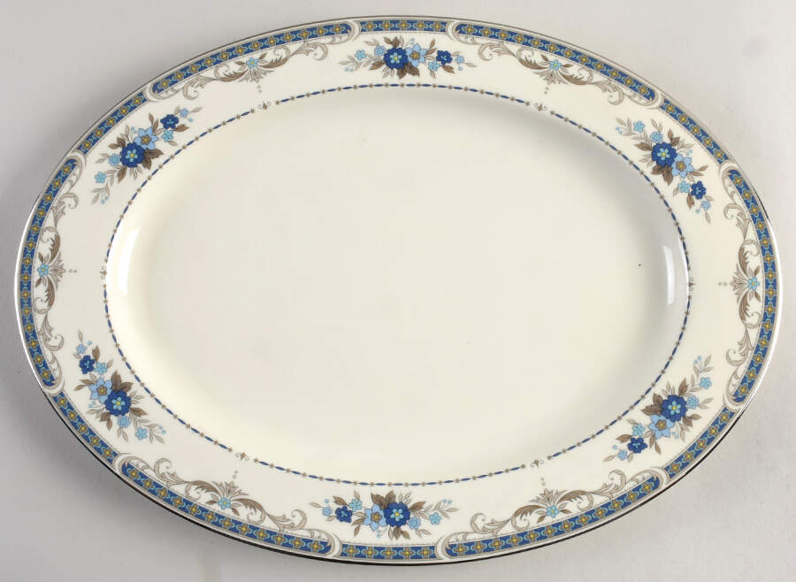 Ashley 15" Oval Serving Platter by Mikasa-1