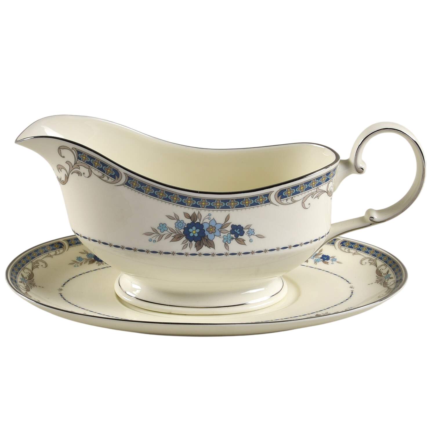 Ashley Gravy Boat & Underplate by Mikasa-1