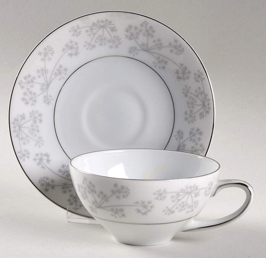 Ashby Flat Cup & Saucer Set by Mikasa-1