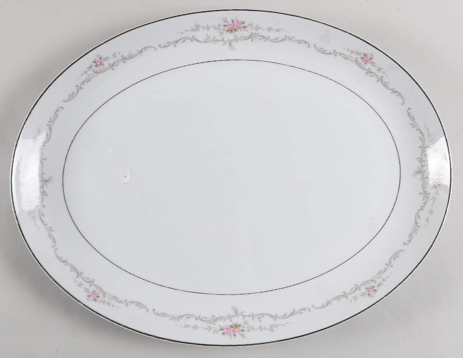 Astrid 16" Oval Serving Platter by Mikasa-1