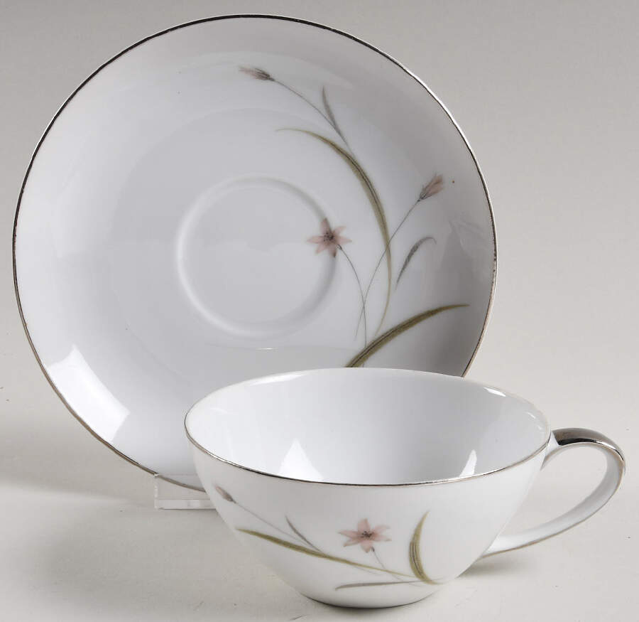 Astrea Flat Cup & Saucer Set by Mikasa-1