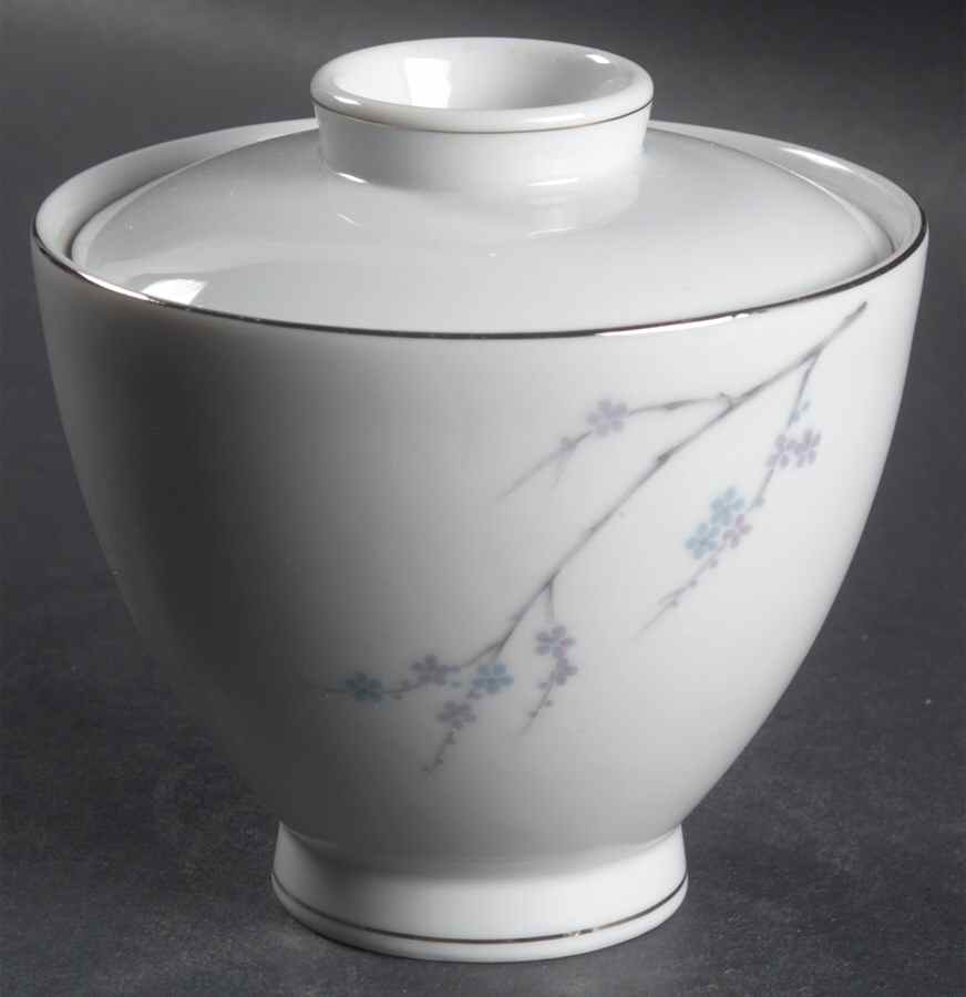 Atalie Blue Sugar Bowl & Lid by Mikasa-1