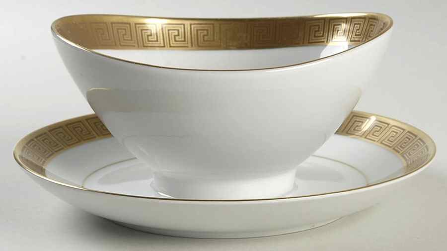 Athena Gravy Boat with Attached Underplate by Mikasa-1
