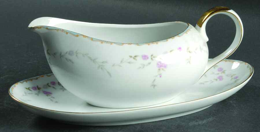 Atwood Gravy Boat & Underplate by Mikasa-1