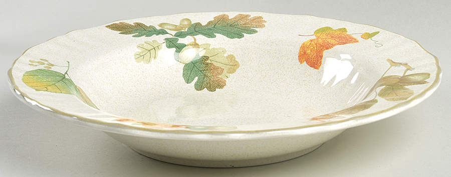 Autumn Artistry Large Rim Soup Bowl by Mikasa-1