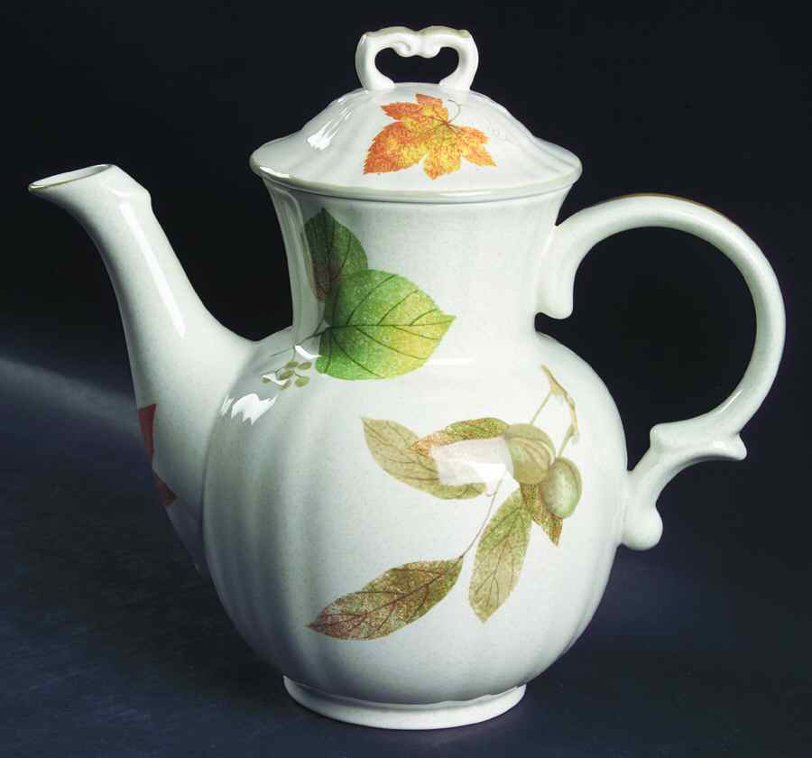 Autumn Artistry Coffee Pot & Lid by Mikasa-1