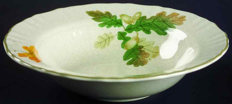 Autumn Artistry Rim Fruit/Dessert (Sauce) Bowl by Mikasa-1