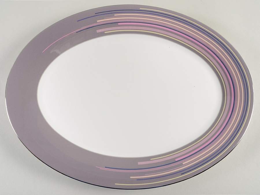 Audio 14" Oval Serving Platter by Mikasa-1