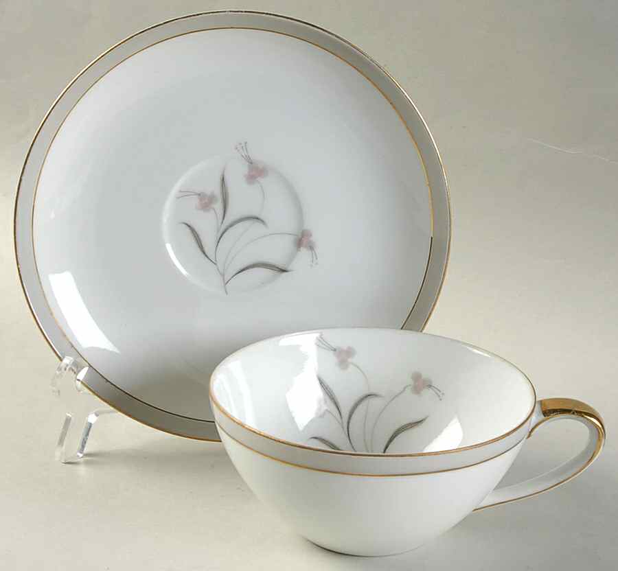 Audrey Flat Cup & Saucer Set by Mikasa-1