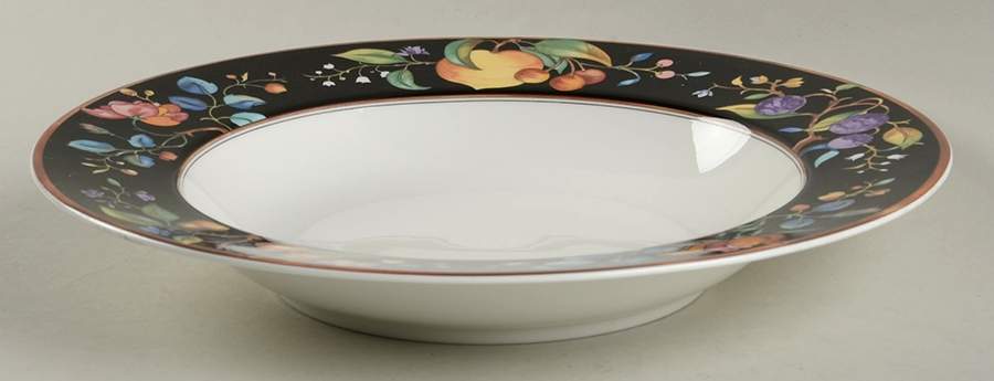 Autumn Elegance Large Rim Soup Bowl by Mikasa-1