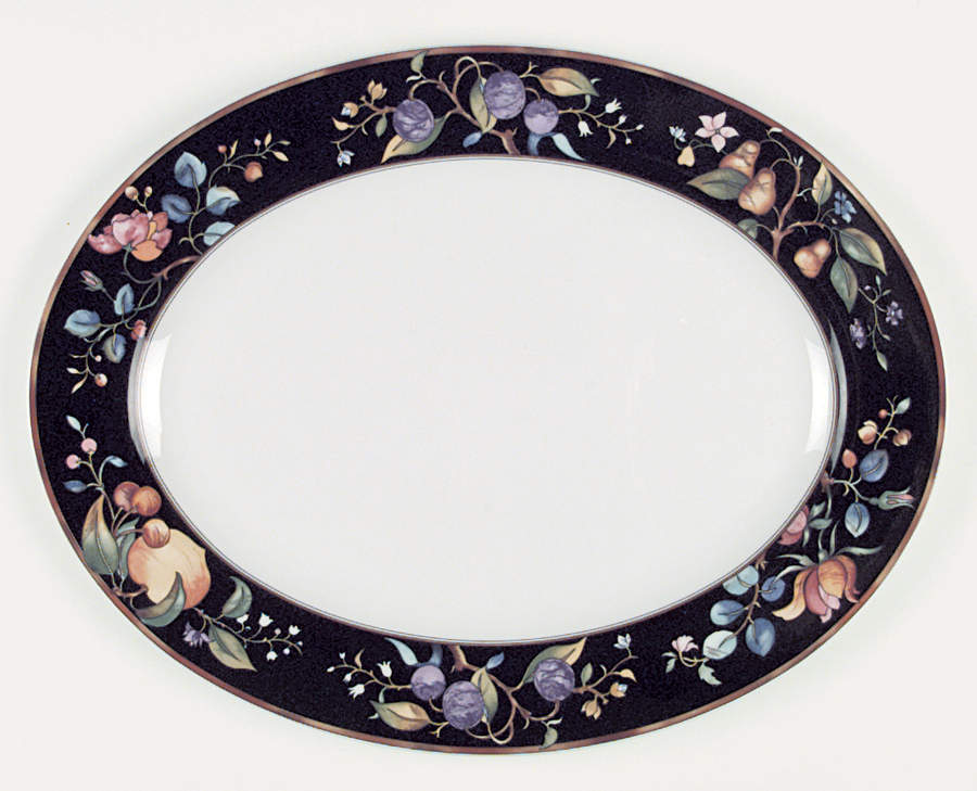 Autumn Grove 14" Oval Serving Platter by Mikasa-1