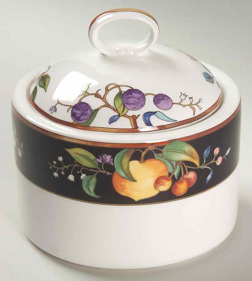 Autumn Grove Sugar Bowl & Lid by Mikasa-1
