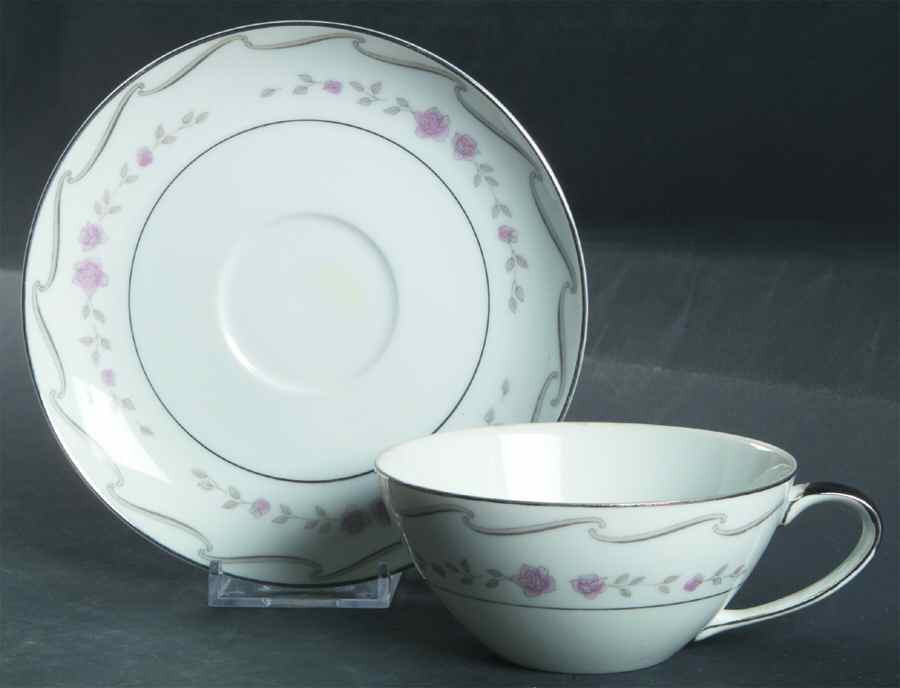 Augusta (Jyoto) Flat Cup & Saucer Set by Mikasa-1