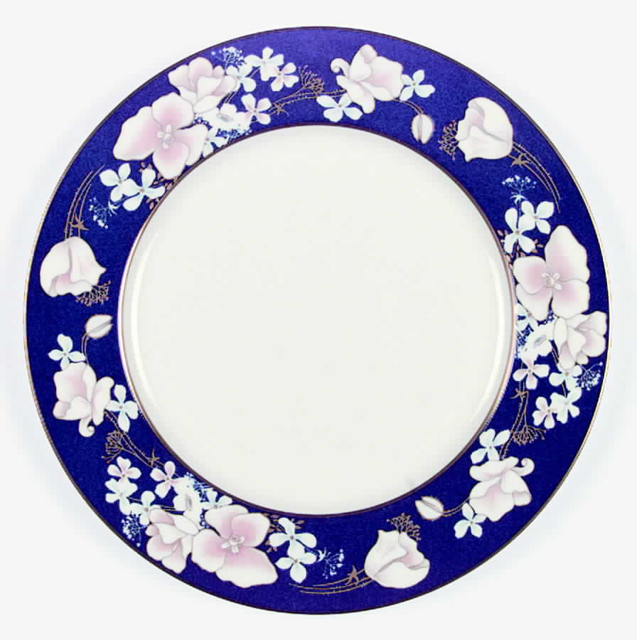 August Moon Cobalt Blue Dinner Plate by Mikasa-1