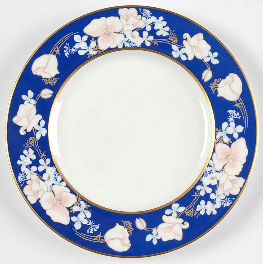 August Moon Cobalt Blue Bread & Butter Plate by Mikasa-1