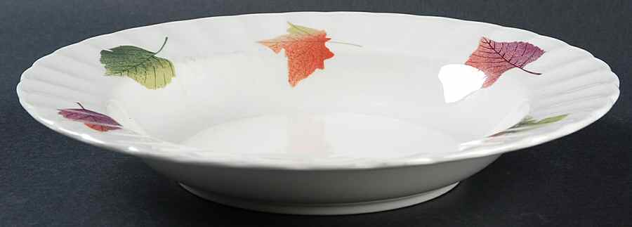 Autumn Revue Large Rim Soup Bowl by Mikasa-1