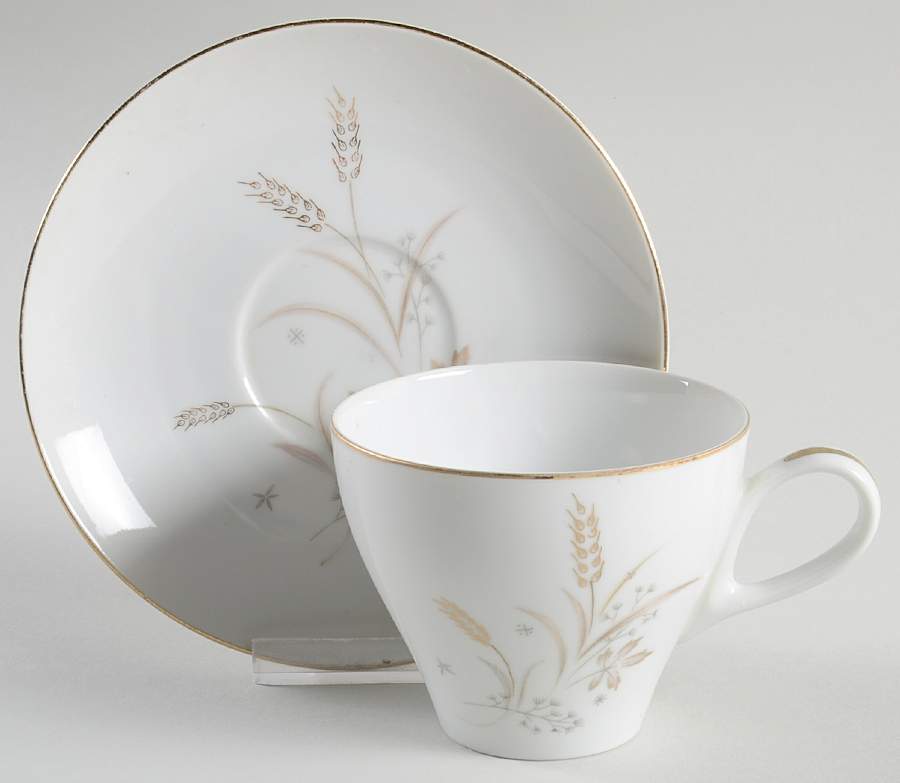 Autumn Flat Cup & Saucer Set by Mikasa-1