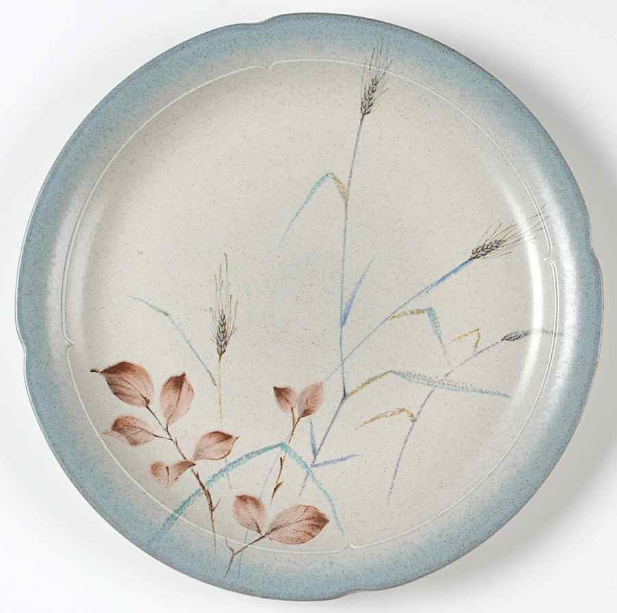 Autumn Wheat 12" Chop Plate (Round Platter) by Mikasa-1