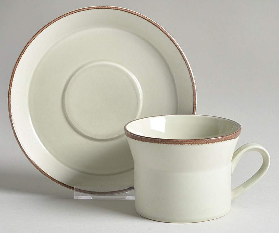 Avitra Flat Cup & Saucer Set by Mikasa-1